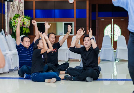 ภาพกิจกรรม คณะวิทยาศาสตร์และเทคโนโลยี จัดโครงการอบรมเชิงปฏิบัติการ กิจกรรมรักองค์กร