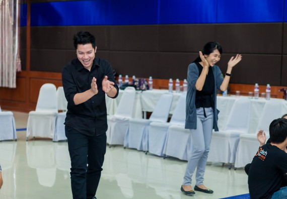 ภาพกิจกรรม คณะวิทยาศาสตร์และเทคโนโลยี จัดโครงการอบรมเชิงปฏิบัติการ กิจกรรมรักองค์กร