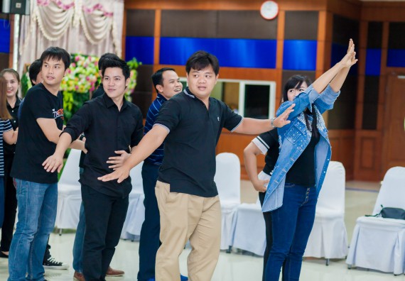 ภาพกิจกรรม คณะวิทยาศาสตร์และเทคโนโลยี จัดโครงการอบรมเชิงปฏิบัติการ กิจกรรมรักองค์กร