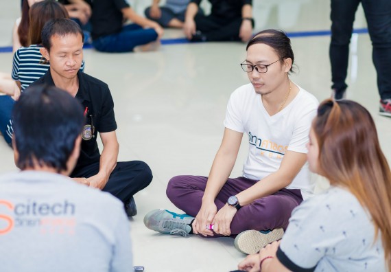 ภาพกิจกรรม คณะวิทยาศาสตร์และเทคโนโลยี จัดโครงการอบรมเชิงปฏิบัติการ กิจกรรมรักองค์กร