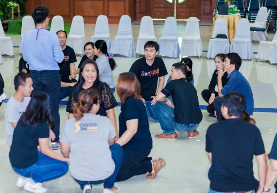 ภาพกิจกรรม คณะวิทยาศาสตร์และเทคโนโลยี จัดโครงการอบรมเชิงปฏิบัติการ กิจกรรมรักองค์กร