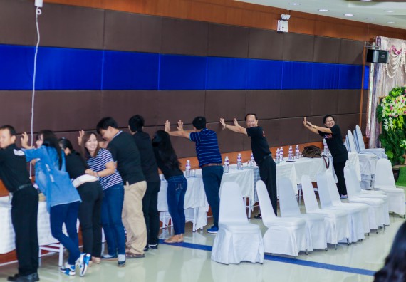 ภาพกิจกรรม คณะวิทยาศาสตร์และเทคโนโลยี จัดโครงการอบรมเชิงปฏิบัติการ กิจกรรมรักองค์กร