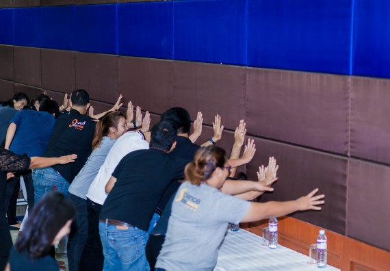 ภาพกิจกรรม คณะวิทยาศาสตร์และเทคโนโลยี จัดโครงการอบรมเชิงปฏิบัติการ กิจกรรมรักองค์กร