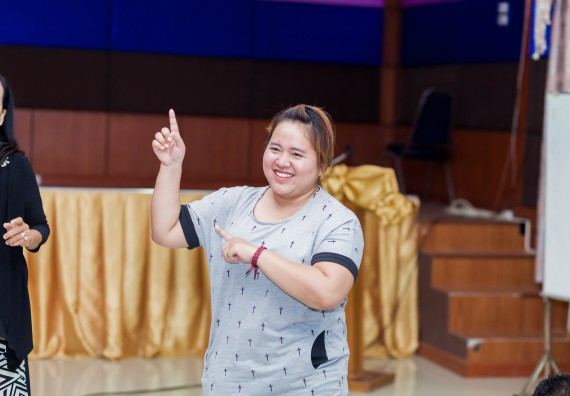 ภาพกิจกรรม คณะวิทยาศาสตร์และเทคโนโลยี จัดโครงการอบรมเชิงปฏิบัติการ กิจกรรมรักองค์กร