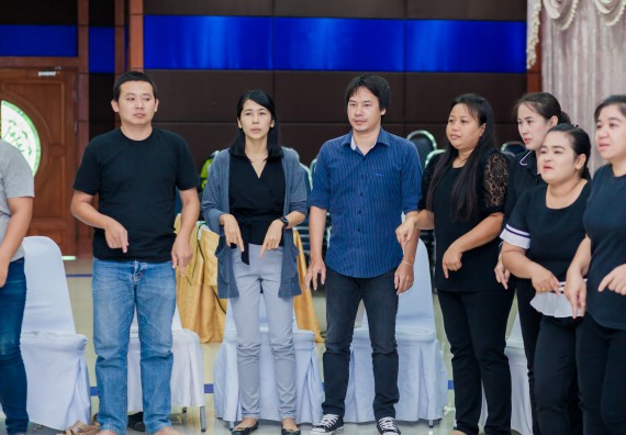 ภาพกิจกรรม คณะวิทยาศาสตร์และเทคโนโลยี จัดโครงการอบรมเชิงปฏิบัติการ กิจกรรมรักองค์กร