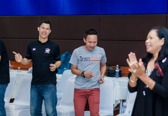 ภาพกิจกรรม คณะวิทยาศาสตร์และเทคโนโลยี จัดโครงการอบรมเชิงปฏิบัติการ กิจกรรมรักองค์กร