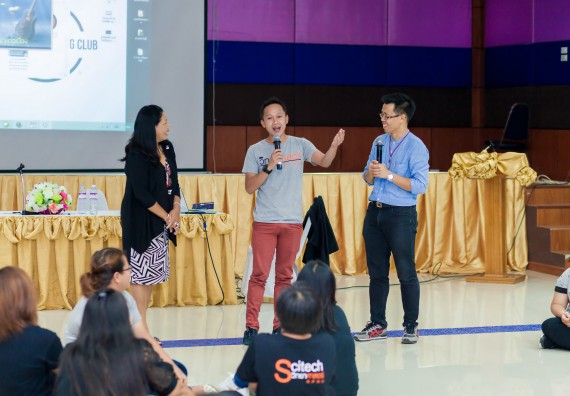 ภาพกิจกรรม คณะวิทยาศาสตร์และเทคโนโลยี จัดโครงการอบรมเชิงปฏิบัติการ กิจกรรมรักองค์กร