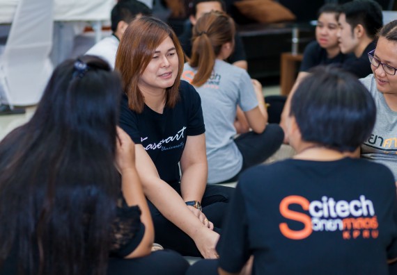 ภาพกิจกรรม คณะวิทยาศาสตร์และเทคโนโลยี จัดโครงการอบรมเชิงปฏิบัติการ กิจกรรมรักองค์กร