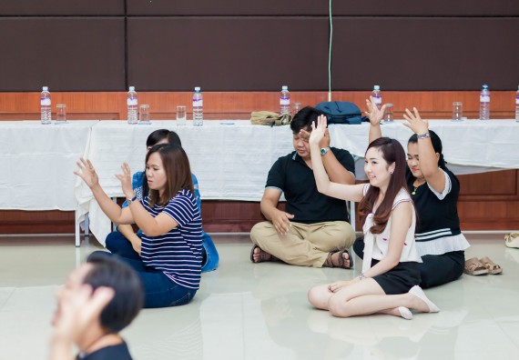 ภาพกิจกรรม คณะวิทยาศาสตร์และเทคโนโลยี จัดโครงการอบรมเชิงปฏิบัติการ กิจกรรมรักองค์กร