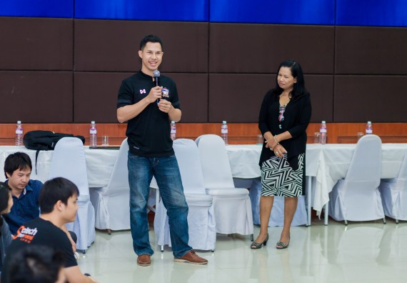 ภาพกิจกรรม คณะวิทยาศาสตร์และเทคโนโลยี จัดโครงการอบรมเชิงปฏิบัติการ กิจกรรมรักองค์กร