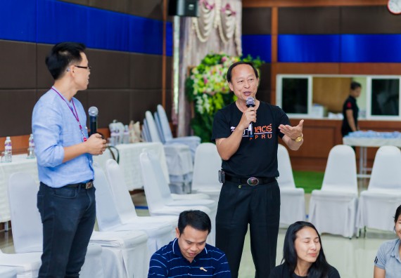 ภาพกิจกรรม คณะวิทยาศาสตร์และเทคโนโลยี จัดโครงการอบรมเชิงปฏิบัติการ กิจกรรมรักองค์กร