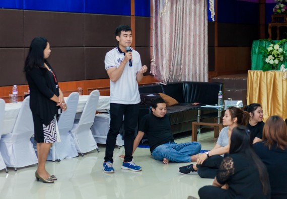 ภาพกิจกรรม คณะวิทยาศาสตร์และเทคโนโลยี จัดโครงการอบรมเชิงปฏิบัติการ กิจกรรมรักองค์กร