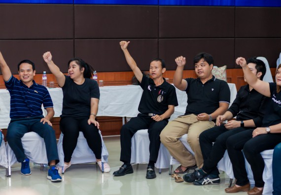 ภาพกิจกรรม คณะวิทยาศาสตร์และเทคโนโลยี จัดโครงการอบรมเชิงปฏิบัติการ กิจกรรมรักองค์กร