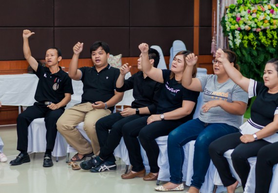 ภาพกิจกรรม คณะวิทยาศาสตร์และเทคโนโลยี จัดโครงการอบรมเชิงปฏิบัติการ กิจกรรมรักองค์กร