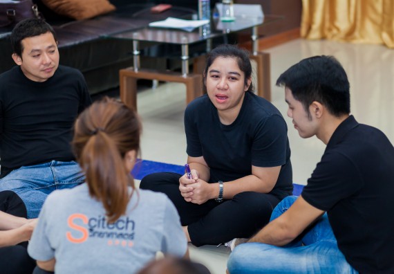 ภาพกิจกรรม คณะวิทยาศาสตร์และเทคโนโลยี จัดโครงการอบรมเชิงปฏิบัติการ กิจกรรมรักองค์กร