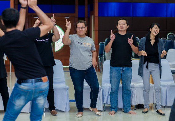 ภาพกิจกรรม คณะวิทยาศาสตร์และเทคโนโลยี จัดโครงการอบรมเชิงปฏิบัติการ กิจกรรมรักองค์กร