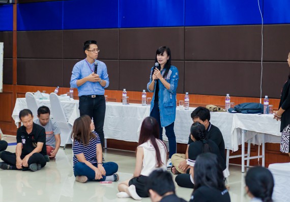 ภาพกิจกรรม คณะวิทยาศาสตร์และเทคโนโลยี จัดโครงการอบรมเชิงปฏิบัติการ กิจกรรมรักองค์กร