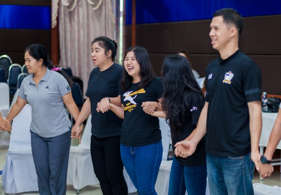 ภาพกิจกรรม คณะวิทยาศาสตร์และเทคโนโลยี จัดโครงการอบรมเชิงปฏิบัติการ กิจกรรมรักองค์กร