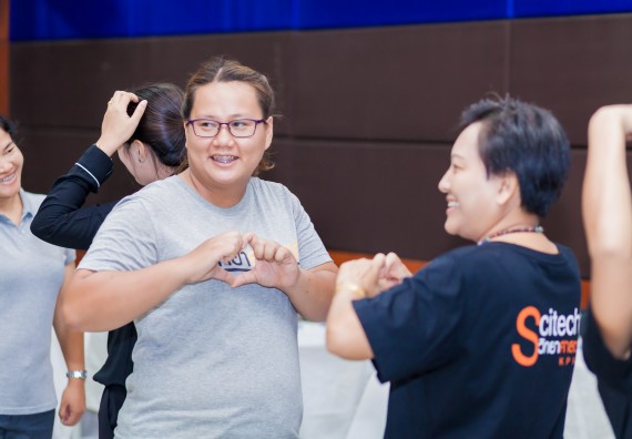 ภาพกิจกรรม คณะวิทยาศาสตร์และเทคโนโลยี จัดโครงการอบรมเชิงปฏิบัติการ กิจกรรมรักองค์กร