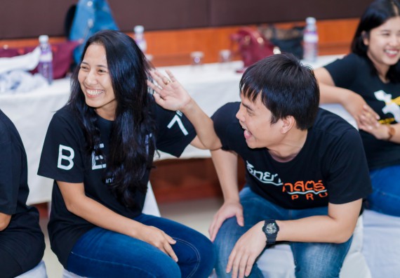 ภาพกิจกรรม คณะวิทยาศาสตร์และเทคโนโลยี จัดโครงการอบรมเชิงปฏิบัติการ กิจกรรมรักองค์กร