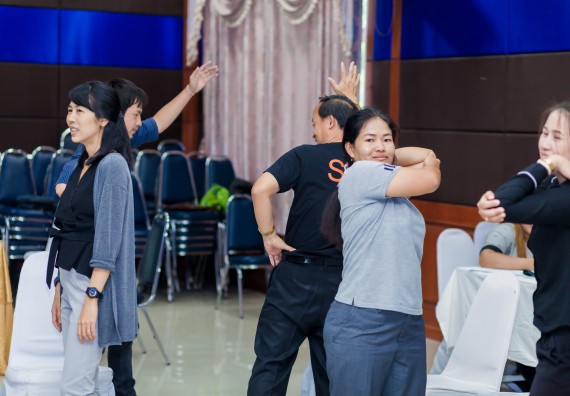 ภาพกิจกรรม คณะวิทยาศาสตร์และเทคโนโลยี จัดโครงการอบรมเชิงปฏิบัติการ กิจกรรมรักองค์กร