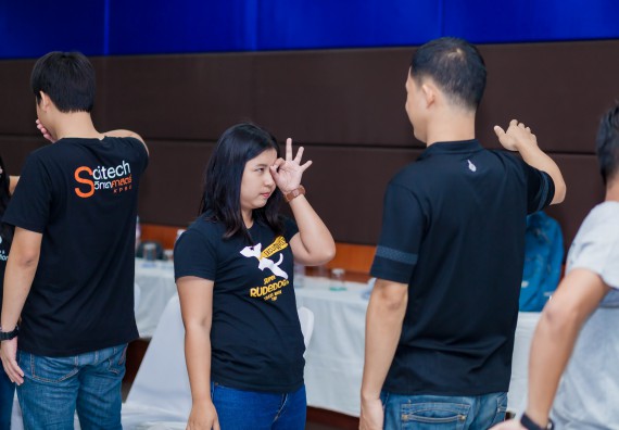 ภาพกิจกรรม คณะวิทยาศาสตร์และเทคโนโลยี จัดโครงการอบรมเชิงปฏิบัติการ กิจกรรมรักองค์กร