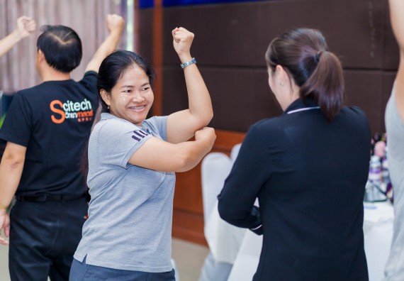 ภาพกิจกรรม คณะวิทยาศาสตร์และเทคโนโลยี จัดโครงการอบรมเชิงปฏิบัติการ กิจกรรมรักองค์กร