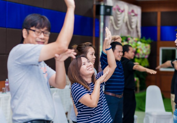 ภาพกิจกรรม คณะวิทยาศาสตร์และเทคโนโลยี จัดโครงการอบรมเชิงปฏิบัติการ กิจกรรมรักองค์กร