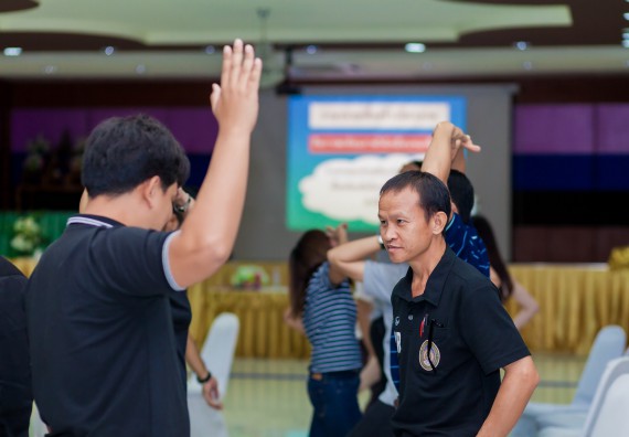 ภาพกิจกรรม คณะวิทยาศาสตร์และเทคโนโลยี จัดโครงการอบรมเชิงปฏิบัติการ กิจกรรมรักองค์กร