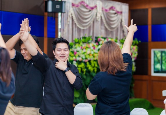 ภาพกิจกรรม คณะวิทยาศาสตร์และเทคโนโลยี จัดโครงการอบรมเชิงปฏิบัติการ กิจกรรมรักองค์กร