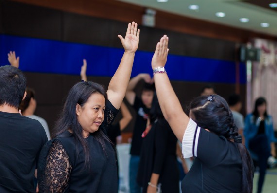 ภาพกิจกรรม คณะวิทยาศาสตร์และเทคโนโลยี จัดโครงการอบรมเชิงปฏิบัติการ กิจกรรมรักองค์กร