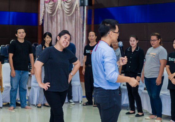 ภาพกิจกรรม คณะวิทยาศาสตร์และเทคโนโลยี จัดโครงการอบรมเชิงปฏิบัติการ กิจกรรมรักองค์กร