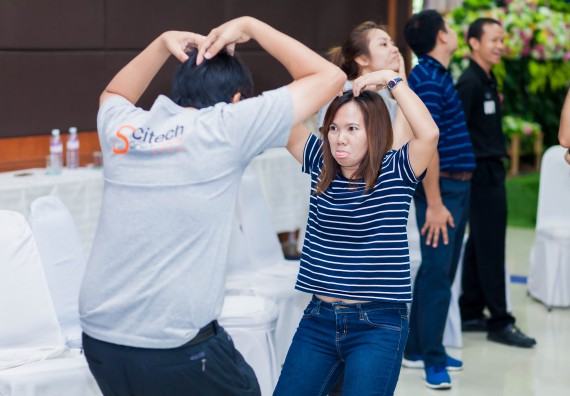 ภาพกิจกรรม คณะวิทยาศาสตร์และเทคโนโลยี จัดโครงการอบรมเชิงปฏิบัติการ กิจกรรมรักองค์กร