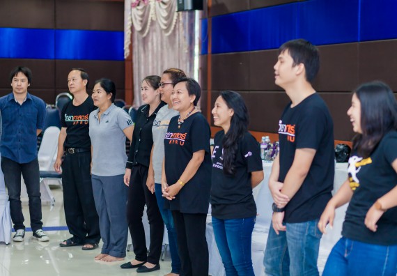 ภาพกิจกรรม คณะวิทยาศาสตร์และเทคโนโลยี จัดโครงการอบรมเชิงปฏิบัติการ กิจกรรมรักองค์กร