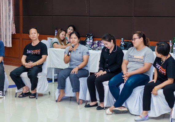 ภาพกิจกรรม คณะวิทยาศาสตร์และเทคโนโลยี จัดโครงการอบรมเชิงปฏิบัติการ กิจกรรมรักองค์กร