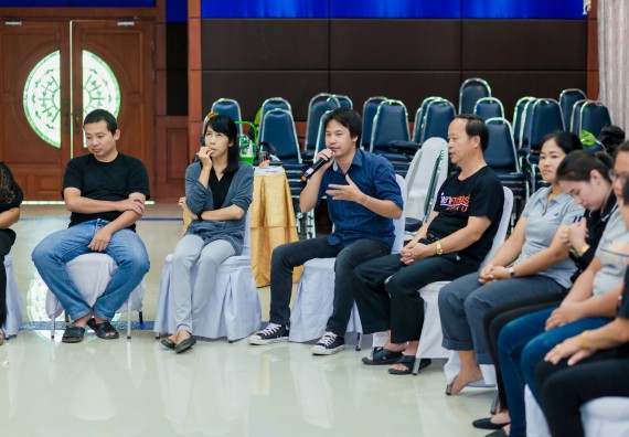 ภาพกิจกรรม คณะวิทยาศาสตร์และเทคโนโลยี จัดโครงการอบรมเชิงปฏิบัติการ กิจกรรมรักองค์กร