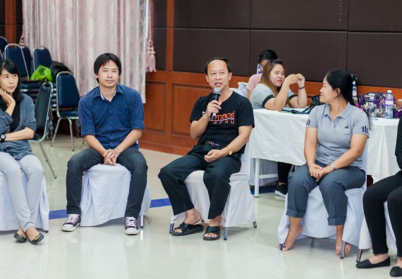 ภาพกิจกรรม คณะวิทยาศาสตร์และเทคโนโลยี จัดโครงการอบรมเชิงปฏิบัติการ กิจกรรมรักองค์กร