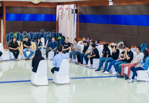 ภาพกิจกรรม คณะวิทยาศาสตร์และเทคโนโลยี จัดโครงการอบรมเชิงปฏิบัติการ กิจกรรมรักองค์กร