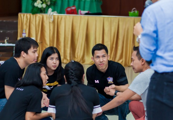 ภาพกิจกรรม คณะวิทยาศาสตร์และเทคโนโลยี จัดโครงการอบรมเชิงปฏิบัติการ กิจกรรมรักองค์กร