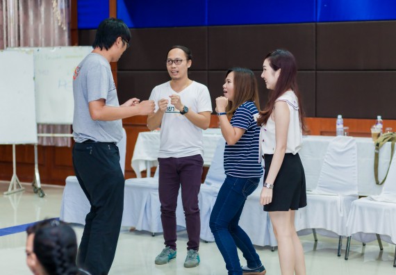 ภาพกิจกรรม คณะวิทยาศาสตร์และเทคโนโลยี จัดโครงการอบรมเชิงปฏิบัติการ กิจกรรมรักองค์กร