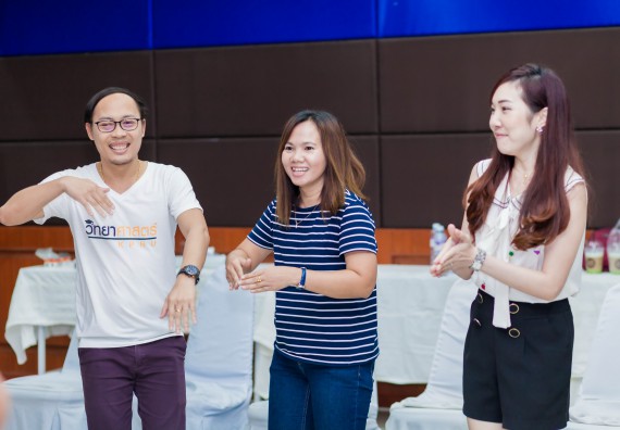 ภาพกิจกรรม คณะวิทยาศาสตร์และเทคโนโลยี จัดโครงการอบรมเชิงปฏิบัติการ กิจกรรมรักองค์กร