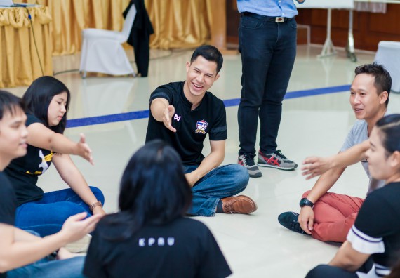 ภาพกิจกรรม คณะวิทยาศาสตร์และเทคโนโลยี จัดโครงการอบรมเชิงปฏิบัติการ กิจกรรมรักองค์กร