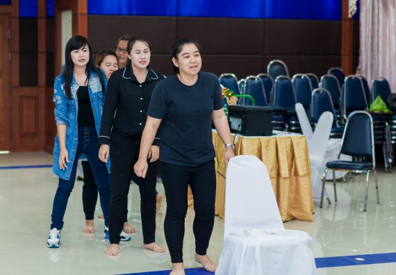 ภาพกิจกรรม คณะวิทยาศาสตร์และเทคโนโลยี จัดโครงการอบรมเชิงปฏิบัติการ กิจกรรมรักองค์กร