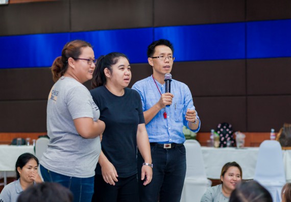 ภาพกิจกรรม คณะวิทยาศาสตร์และเทคโนโลยี จัดโครงการอบรมเชิงปฏิบัติการ กิจกรรมรักองค์กร