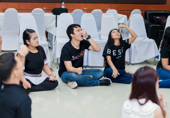 ภาพกิจกรรม คณะวิทยาศาสตร์และเทคโนโลยี จัดโครงการอบรมเชิงปฏิบัติการ กิจกรรมรักองค์กร