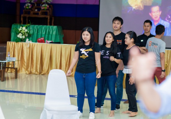 ภาพกิจกรรม คณะวิทยาศาสตร์และเทคโนโลยี จัดโครงการอบรมเชิงปฏิบัติการ กิจกรรมรักองค์กร