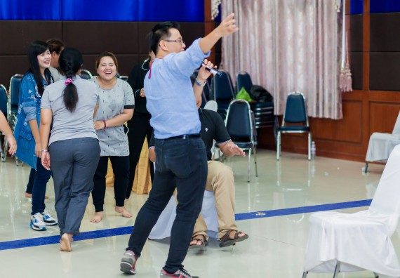 ภาพกิจกรรม คณะวิทยาศาสตร์และเทคโนโลยี จัดโครงการอบรมเชิงปฏิบัติการ กิจกรรมรักองค์กร