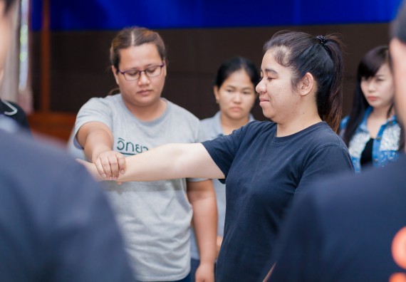 ภาพกิจกรรม คณะวิทยาศาสตร์และเทคโนโลยี จัดโครงการอบรมเชิงปฏิบัติการ กิจกรรมรักองค์กร