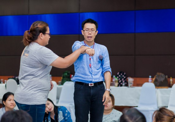 ภาพกิจกรรม คณะวิทยาศาสตร์และเทคโนโลยี จัดโครงการอบรมเชิงปฏิบัติการ กิจกรรมรักองค์กร