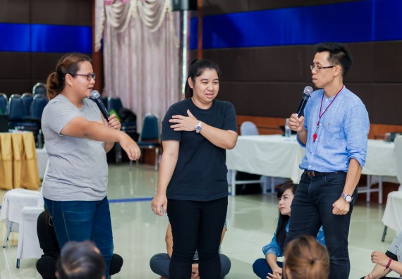 ภาพกิจกรรม คณะวิทยาศาสตร์และเทคโนโลยี จัดโครงการอบรมเชิงปฏิบัติการ กิจกรรมรักองค์กร